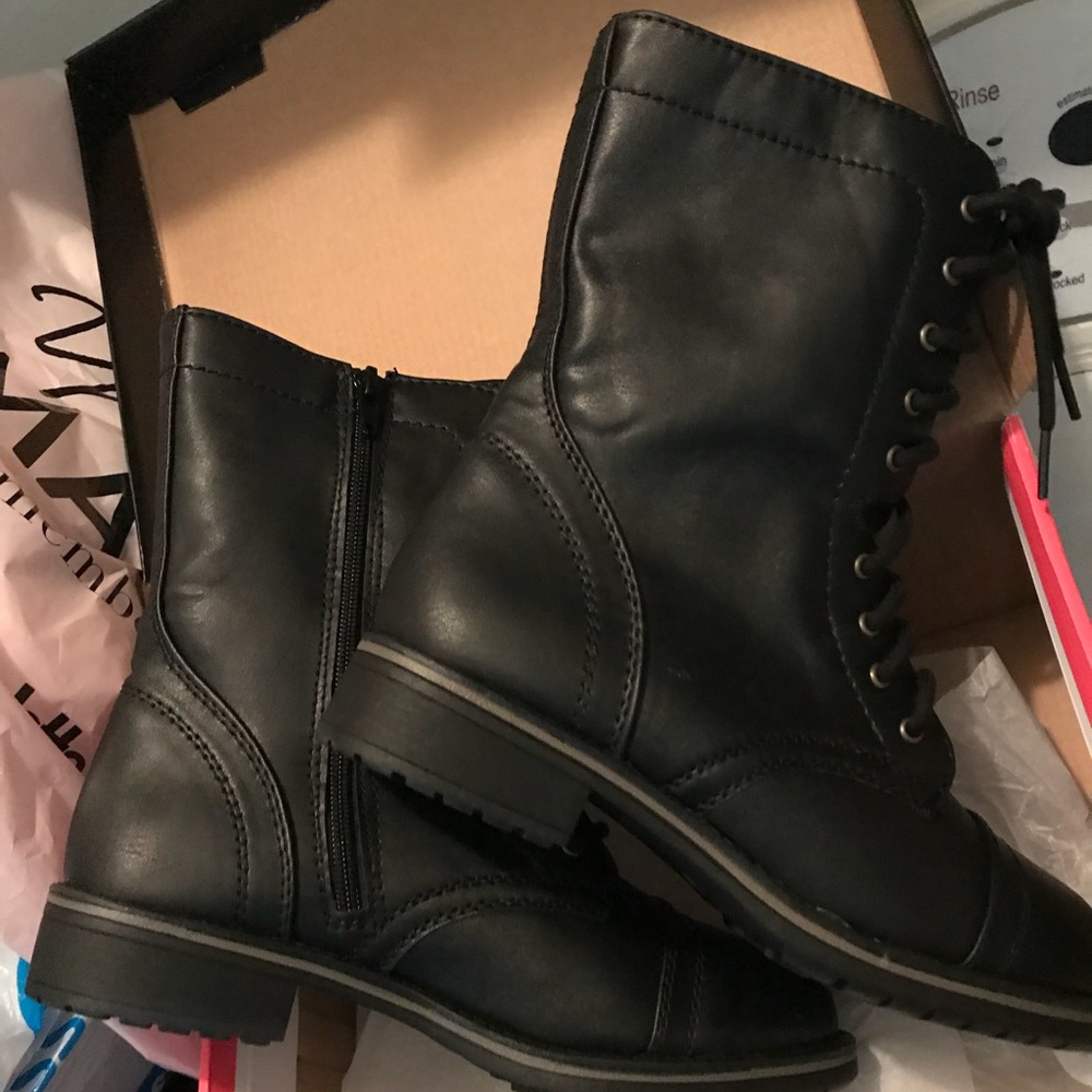 Black boots
